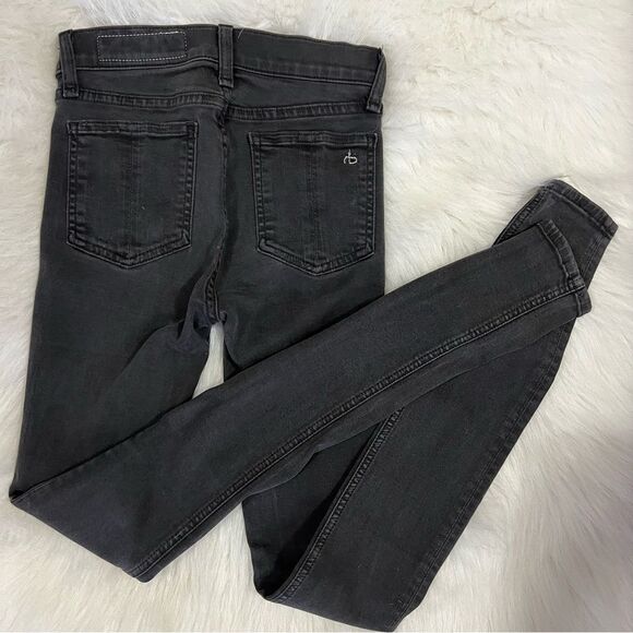 Rag & Bone 10 Inch Skinny Charcoal Gray Jeggings --‎ 23 - Picture 3 of 9